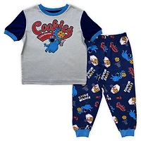 Sesame Street Ensemble de pyjama 2 pièces à manches courtes pour garçon