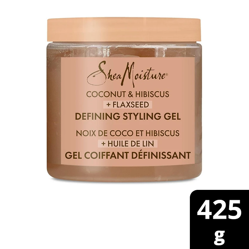 SheaMoisture Coconut & Hibiscus Hair Styling Gel, 425 g Hair Styling Gel
