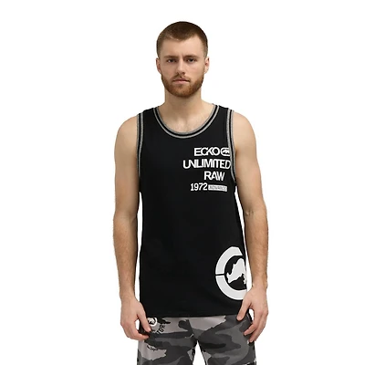 Débardeur ECKO "Endless" en Jersey Côtelé Rayé pour hommes