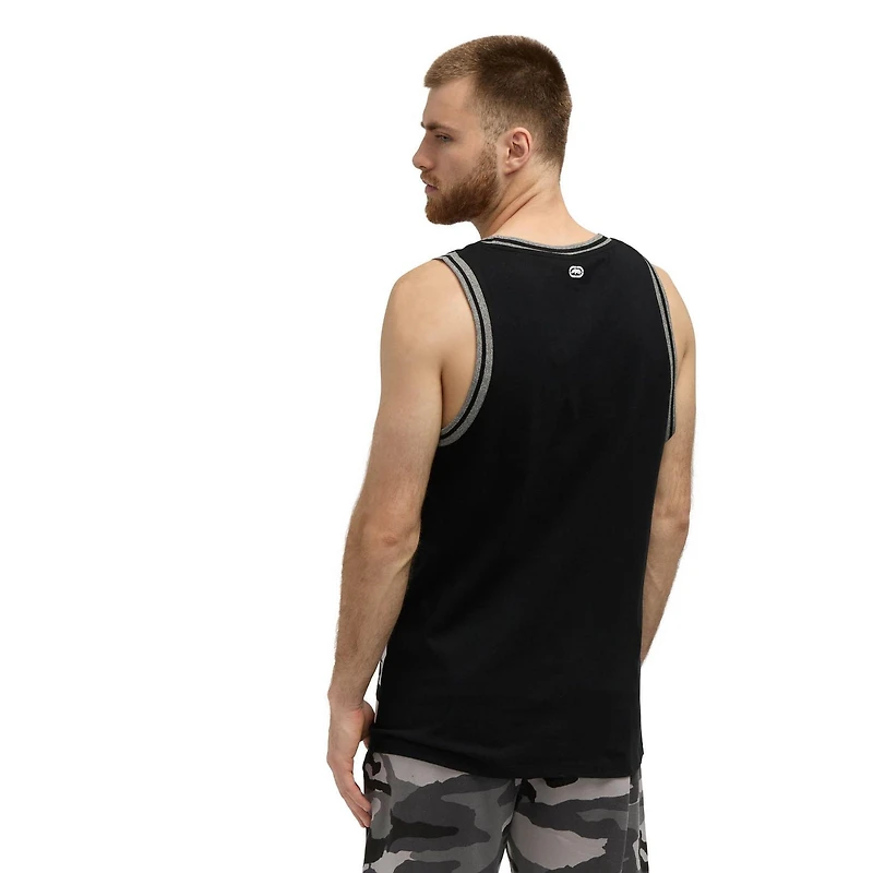 Débardeur ECKO "Endless" en Jersey Côtelé Rayé pour hommes