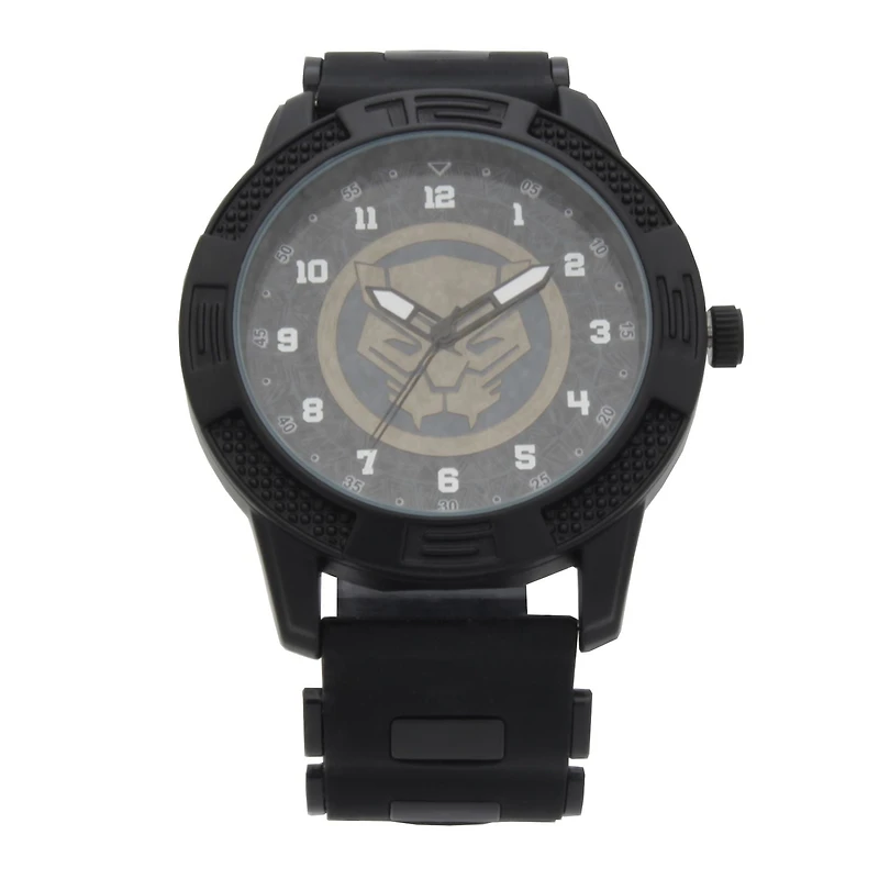 Black Panther Rubber Strap Watch