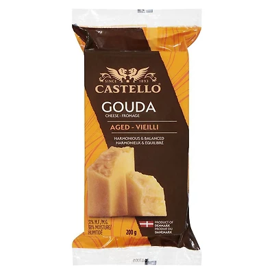 Fromage gouda vieilli Castello 200 g