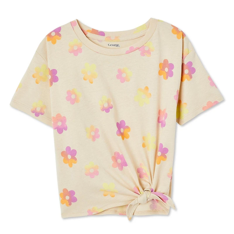 George Toddler Girls' Tie Front Top