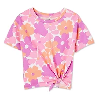 Haut noué à l’avant George pour petites filles Tailles 2T-5T