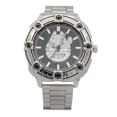 Montre-bracelet métal argenté Star Wars pour adultes