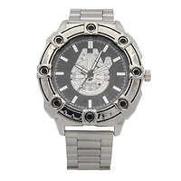 Montre-bracelet métal argenté Star Wars pour adultes