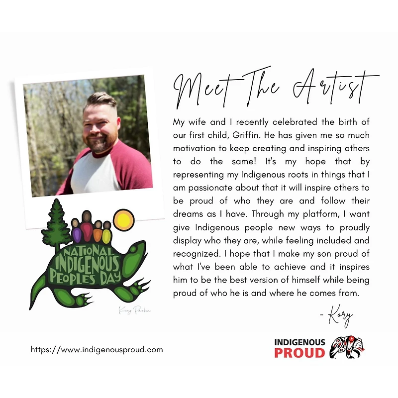 Indigenous Proud Turtle Kids Tee, Sizes: S-XXL