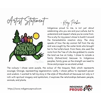 Indigenous Proud Turtle Adult Hoodie