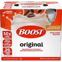 Substitut de repas BOOST Original, latte au chocolat, emb. de 6 1.5 kg