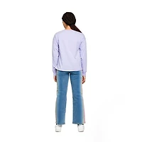 Justice Girls Deer With Scarf Long Sleeve Crew