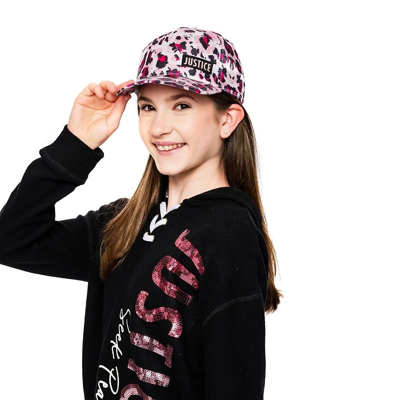 Girls Justice Leopard Of Justice Cap