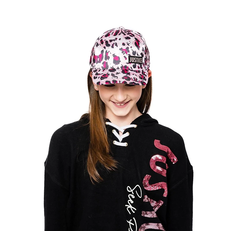 Girls Justice Leopard Of Justice Cap