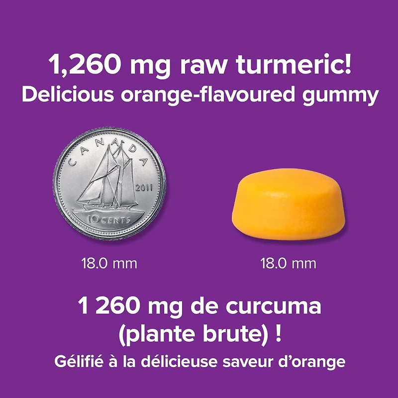 Webber Naturals Curcumine de Curcuma 1260 mg 120 Gelifies