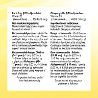 Sesame Street® Soleil au quotidien Vitamine D pour bébés 400 UI liquide