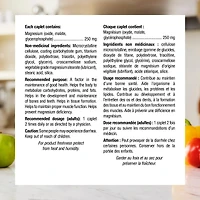 Webber Naturals Magnésium 250 mg caplets