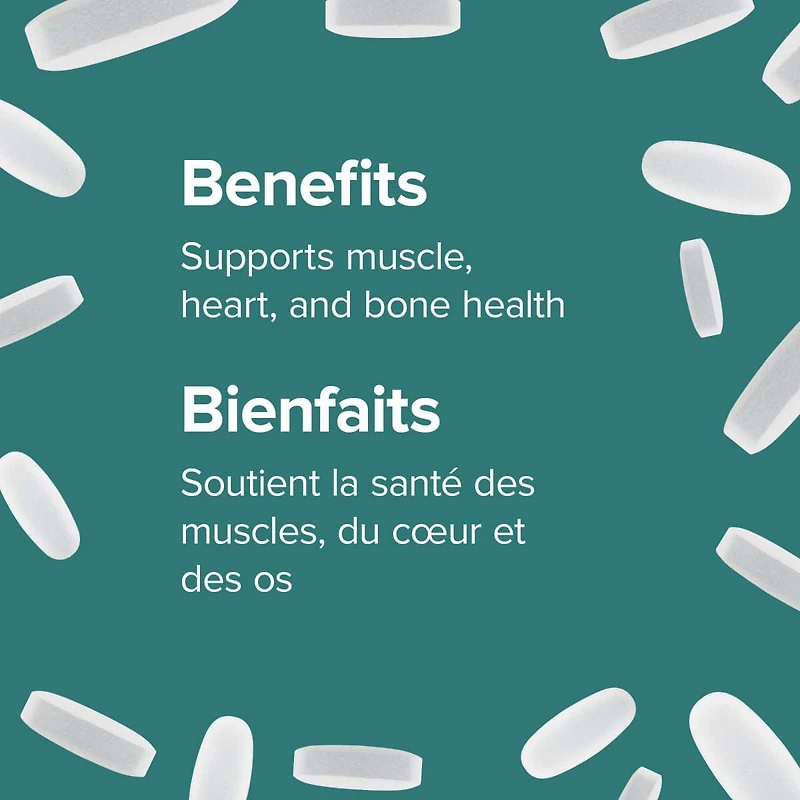 Webber Naturals Magnésium 250 mg caplets