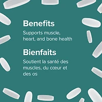 Webber Naturals Magnésium 250 mg caplets