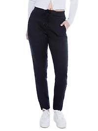 Jeaniologie ™ Ladies Mid Rise Pull on Jogger - Black