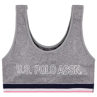 U.S. Polo Assn. Women's Seamless Lounge Bra, Sizes S-XL