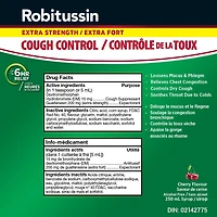 Robitussin Extra Strength Cough Control Liquid 250 ml