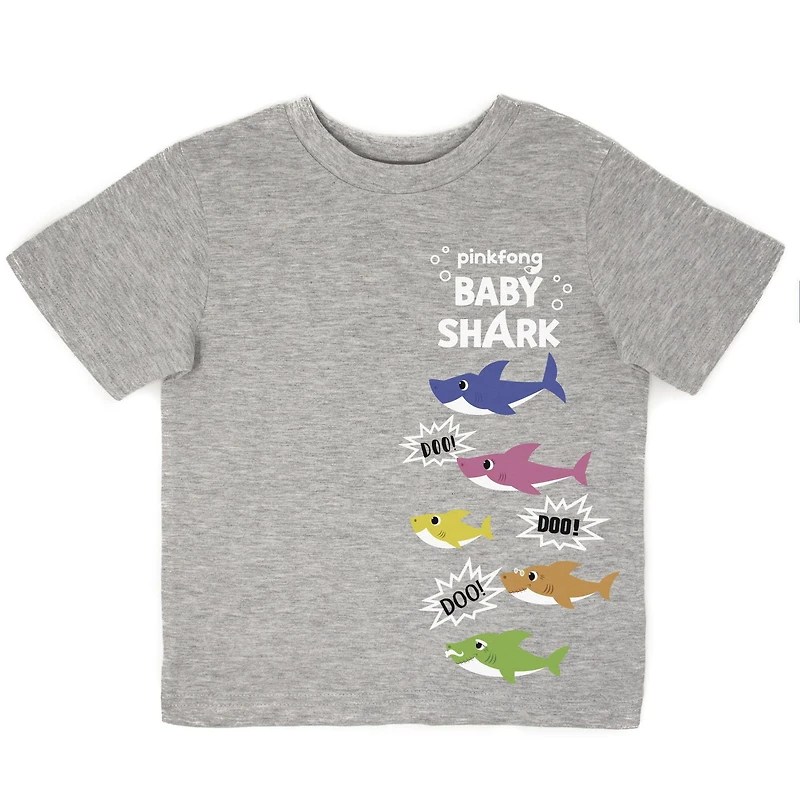 Baby Shark Boy's Toddler Short Sleeve T-Shirt