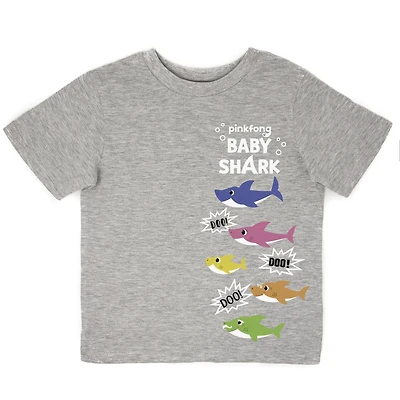 Baby Shark Boy's Toddler Short Sleeve T-Shirt