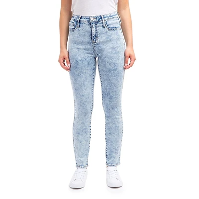 Jean skinny taille haute Jordache pour femmes