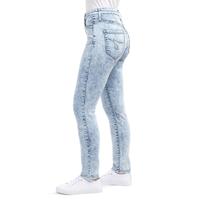 Jean skinny taille haute Jordache pour femmes