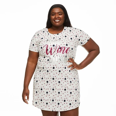 George Plus Women's Short Sleeve Nightshirt