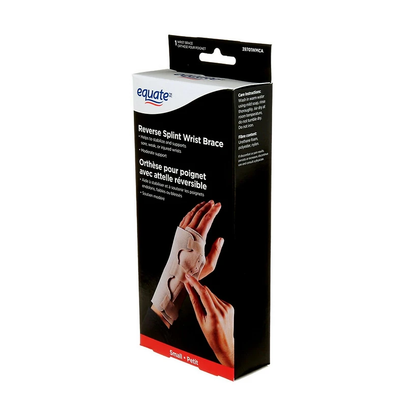 Equate(Tm/Mc) Reversible Splint Wrist Brace 39701WMCA