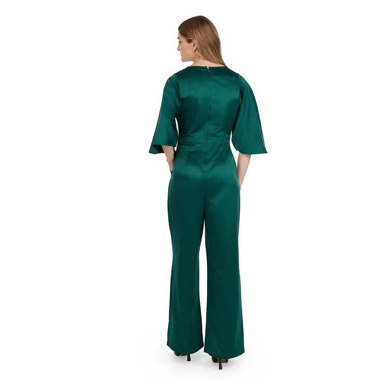 Mexx Women’s V-neck Satin Jumpsuit