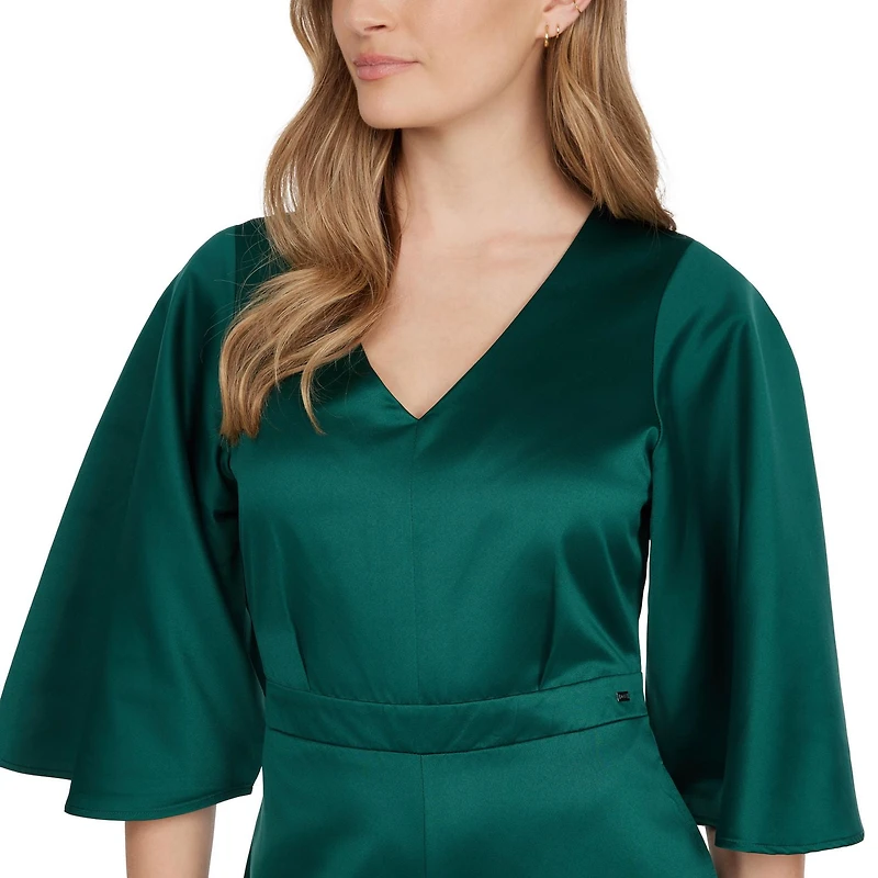 Mexx Women’s V-neck Satin Jumpsuit