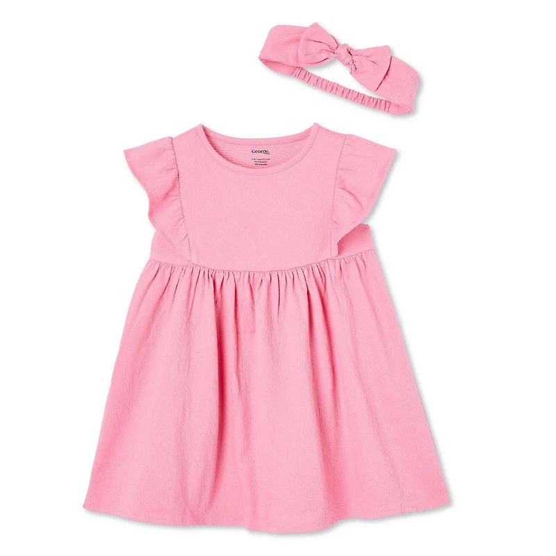 Ensemble 2 pièces avec robe à volants George pour petites filles
