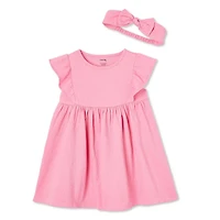 Ensemble 2 pièces avec robe à volants George pour petites filles