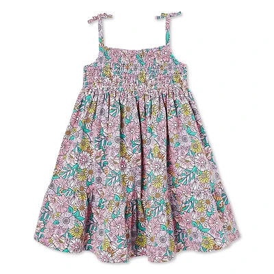 Robe de soleil à smocks George pour petites filles