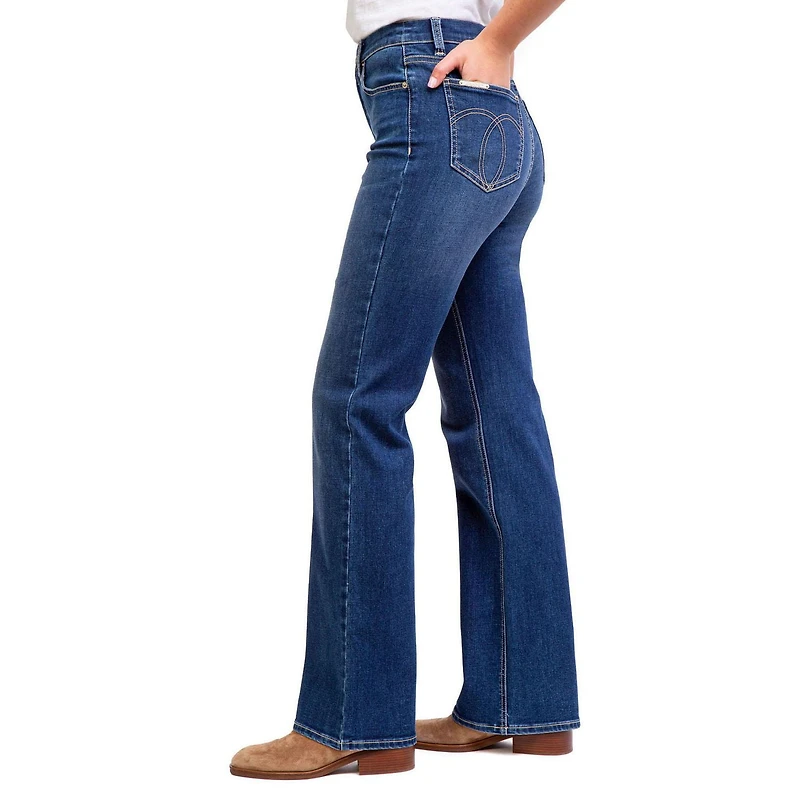 Jordache Women's Vintage High Rise Flare