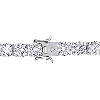 Bracelet tennis Miabella avec zircone cubique 72-1/2 CT PBT en argent sterling