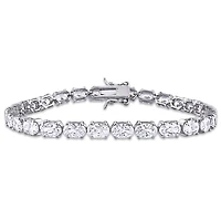Bracelet tennis Miabella avec zircone cubique 21 CT PBT en argent sterling