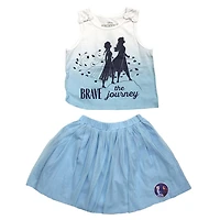 Girl's two pc Disney Frozen set