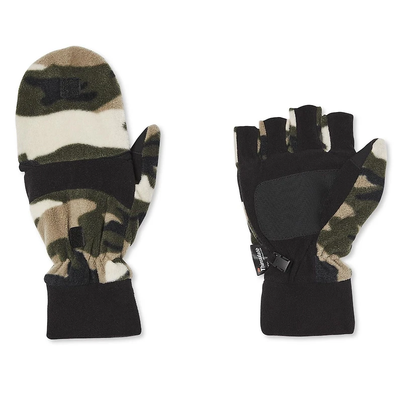 George Men's Fleece Convertible Mittens