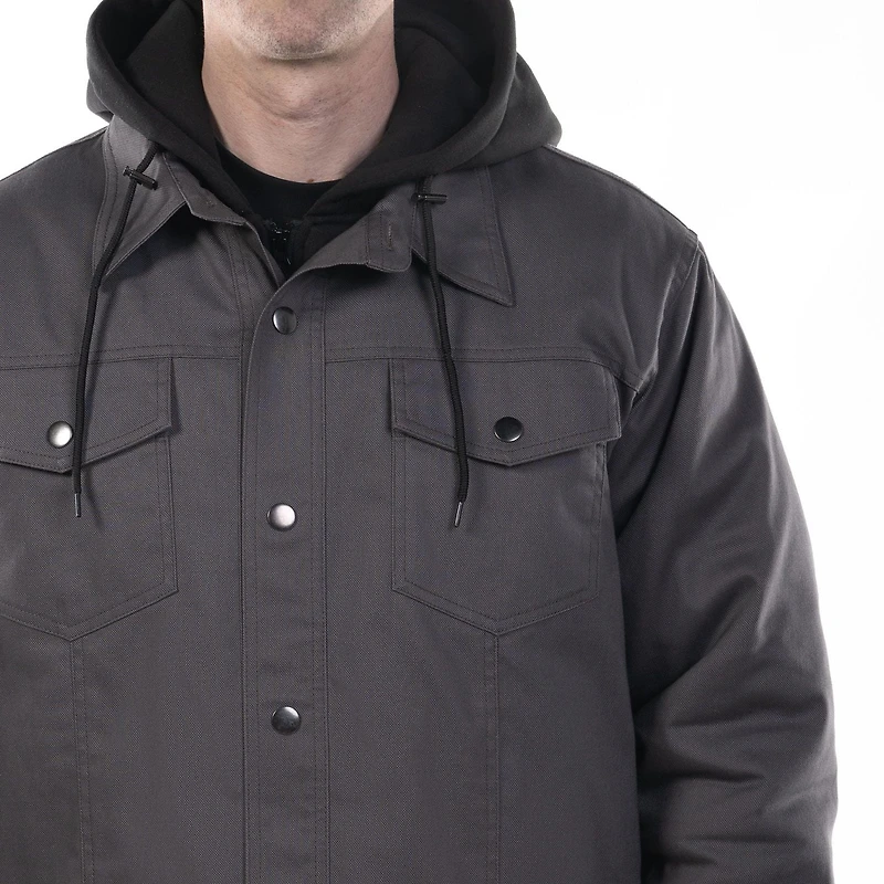 Workload Canvas Jacket with Fooler Hoodie