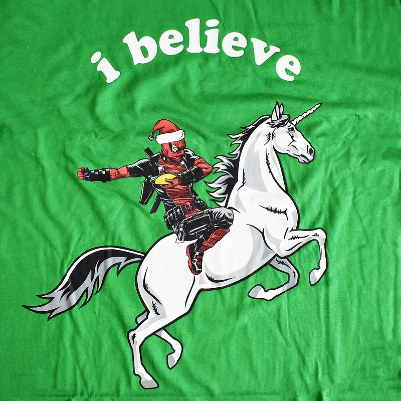 Men's Marvel 2 Piece I Believe Deadpool Sleepwear Set