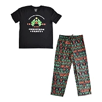 Ensemble de vêtements de nuit pour hommes Die Hard 2 pièces Welcome To The Party