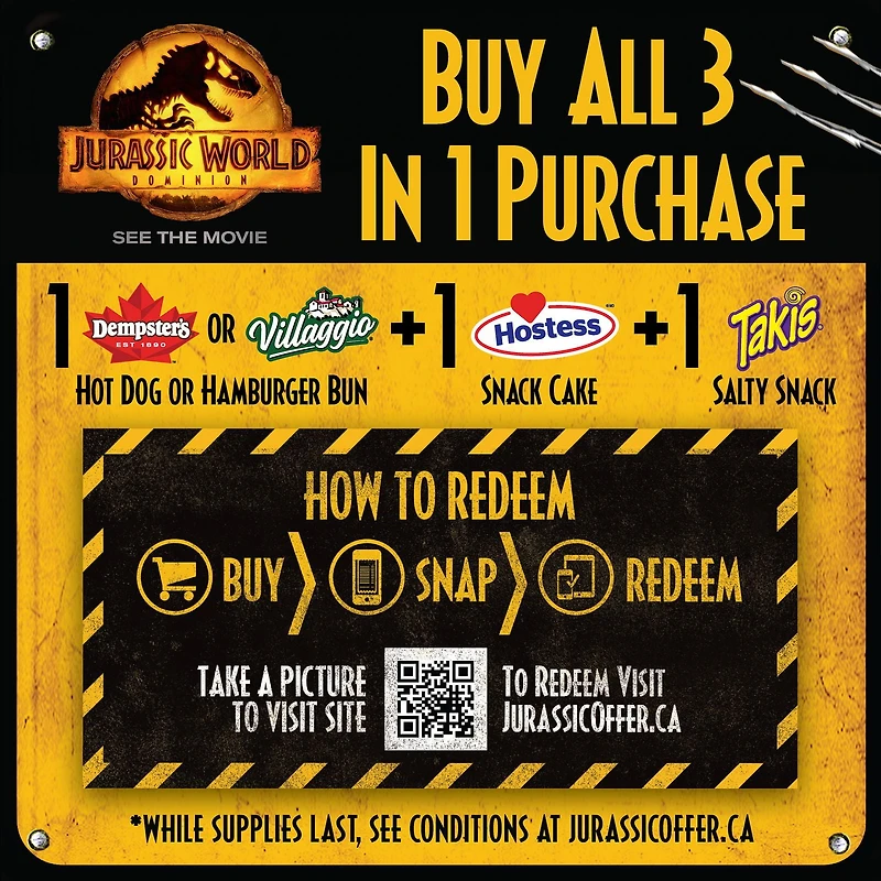 Dempster’s® Sesame Hamburger Buns, Pack of 8