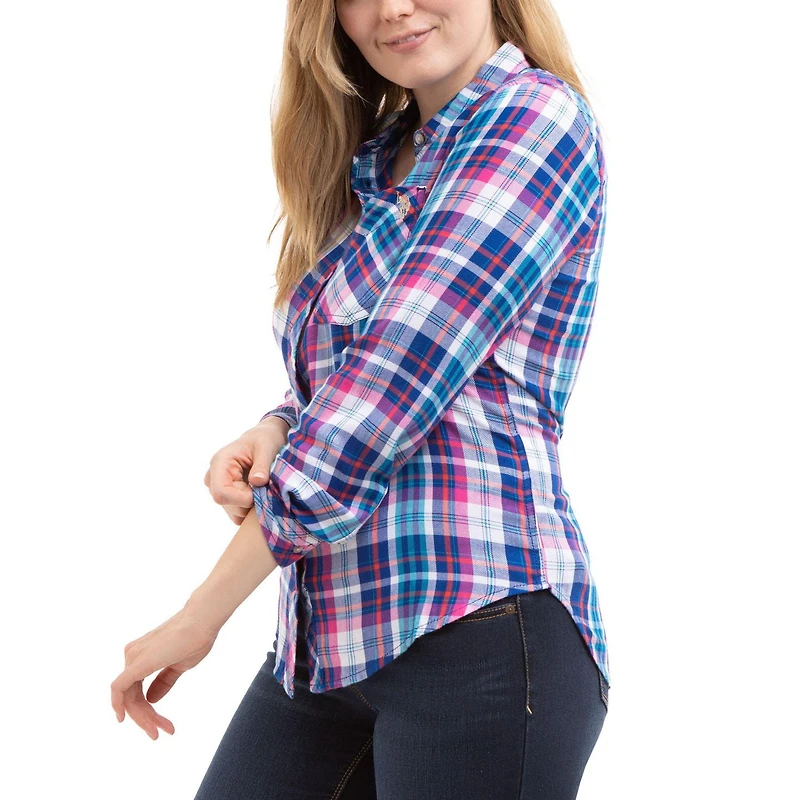 U.S. Polo Assn. Chemise à carreaux pour femmes