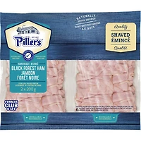 Piller's Quality Shaved Black Forest Ham, 2 x 200g