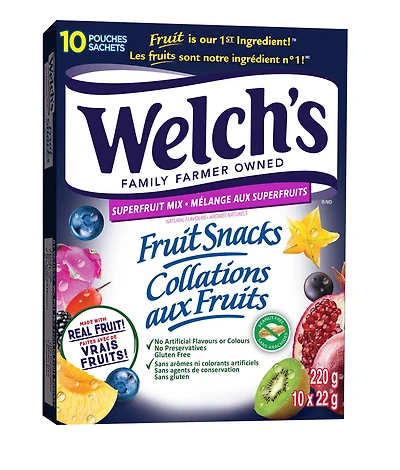 Welch’s® Fruit Snacks Superfruit 10ct