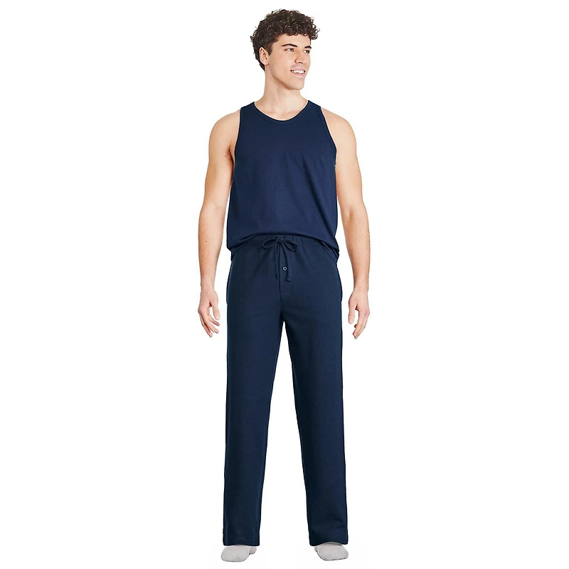 Pantalon de pyjama en tricot gaufré Sleep Therapy pour hommes