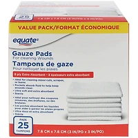 Equate Gauze Pads, 3" x 3"
