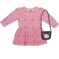 La Pat'Patrouille Ensemble 2 pièces robe et sac à main pour fille en bas age